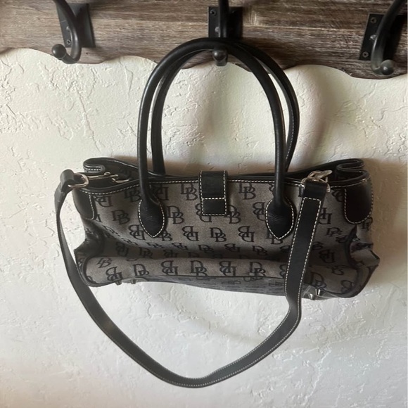 Dooney & Bourke Black and Gray Satchel - Picture 2 of 3